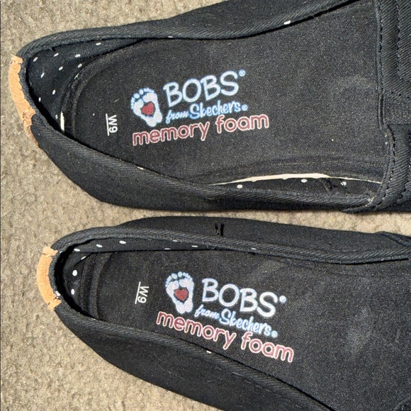 Skechers BOBS Black Slip-Ons - Picture 6 of 7